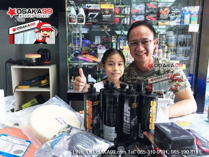 ขอบคุณ คุณพงศ์และลูกค้า จัดชุดเครื่องขัดเคลือบสีรถ น้ำยาขัดสีรถ น้ำยาเคลือบแก้ว ดูแลรถในกรมทหาร ขอบคุณมากนะค่ะ