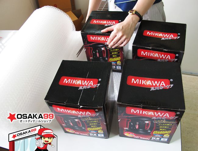 จัดส่งเครื่องขัดสีรถยนต์ MIKAWA