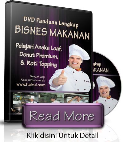 DVD KELAS Roti Buku Loaf, Donut, Pizza Utk Pahang Johor