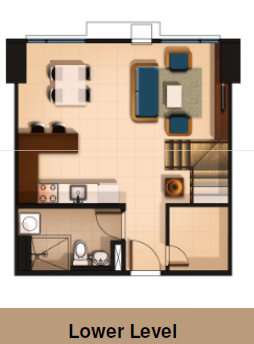 Bi-level Unit Lower 2 Bedroom