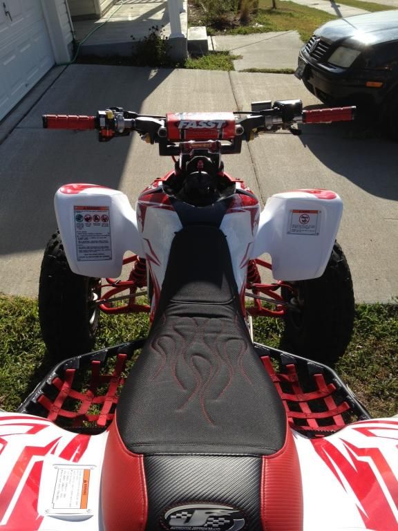 Post up your seat covers! Honda TRX 450R