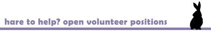 open volunteer positions