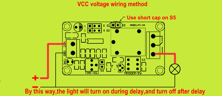12V Power-ON delay relay Module Delay circuit module | eBay