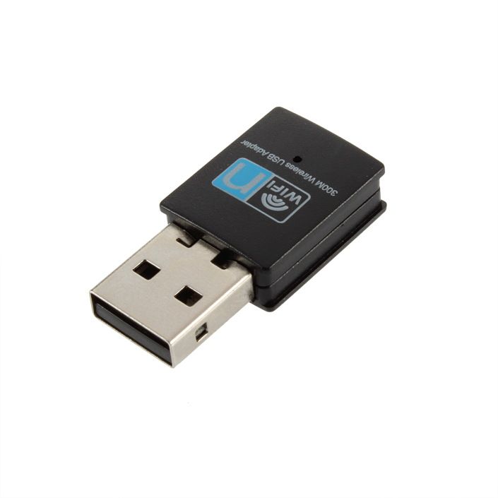 Mini Black 300M ACK USB2 0 WiFi Wireless Network Adapter 802 11 N G B 300Mbps S3